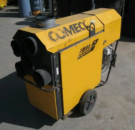 Indirect oil fired air heater, 110kW, 230V